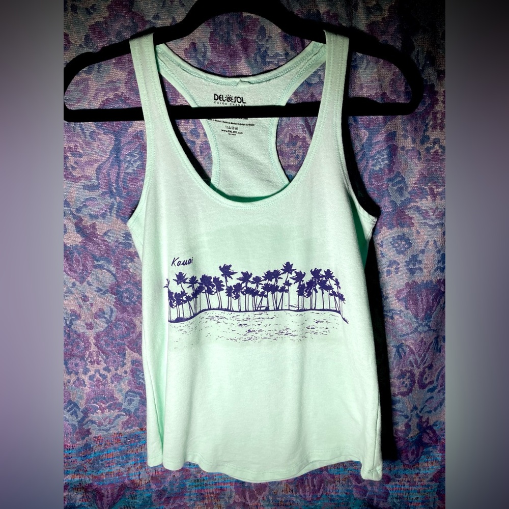 Del Sol Color Change Racer Back Tank Top Size S